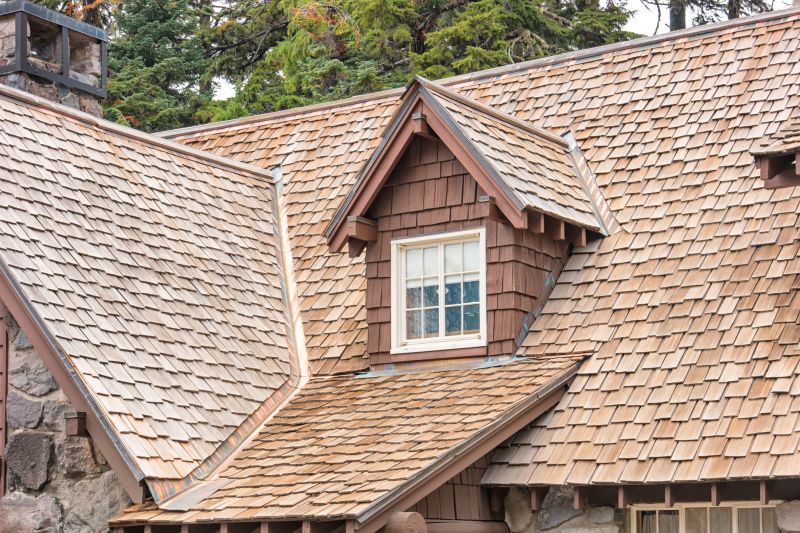 Wood Roof with Dormer Windows